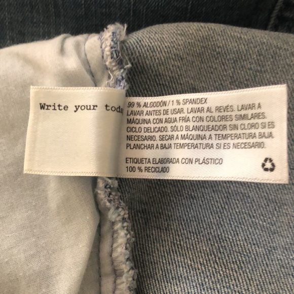 Mini denim skirt - Picture 3 of 3